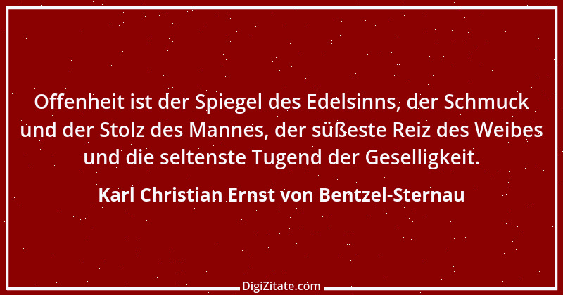 Zitat von Karl Christian Ernst von Bentzel-Sternau 23