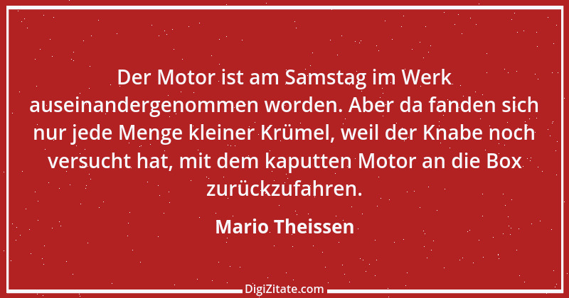 Zitat von Mario Theissen 2