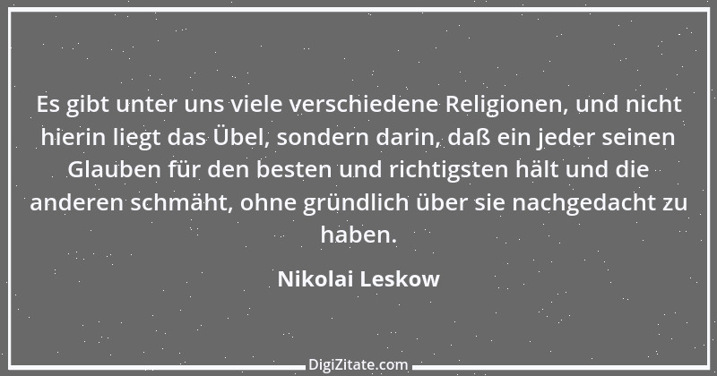 Zitat von Nikolai Leskow 1