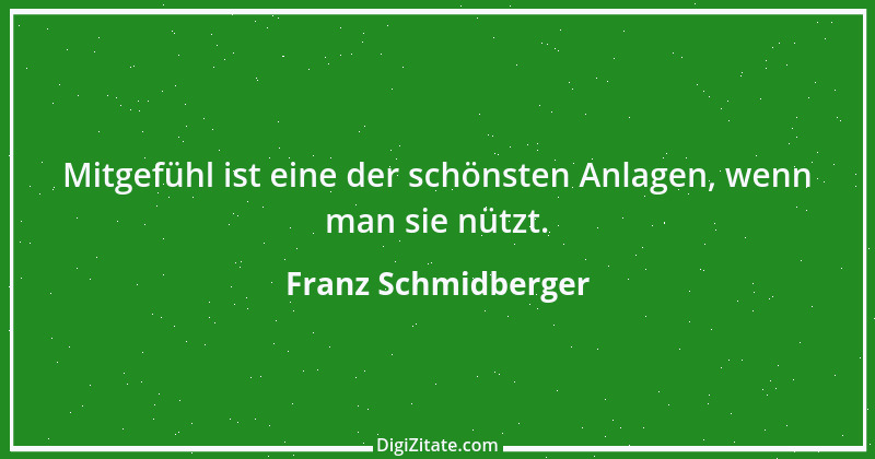 Zitat von Franz Schmidberger 18