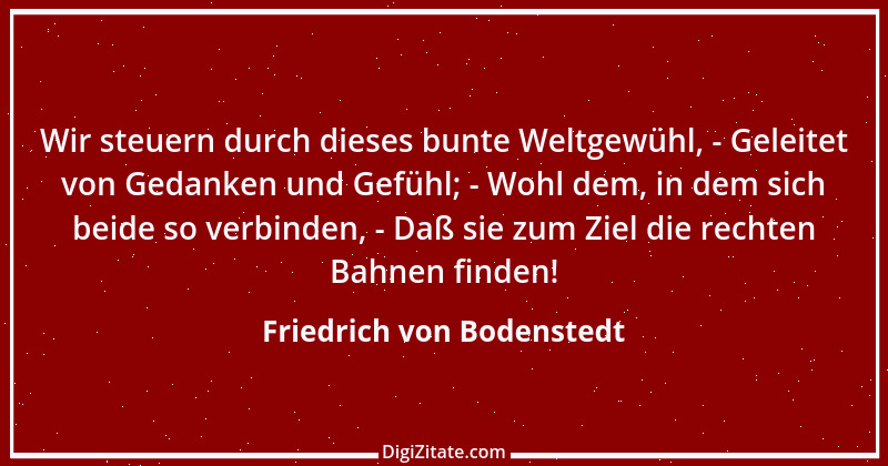 Zitat von Friedrich von Bodenstedt 19