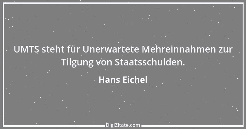 Zitat von Hans Eichel 3