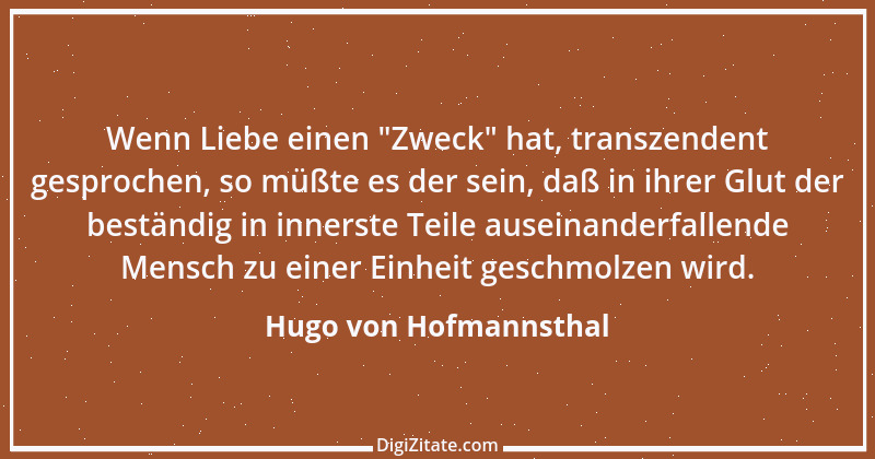 Zitat von Hugo von Hofmannsthal 200