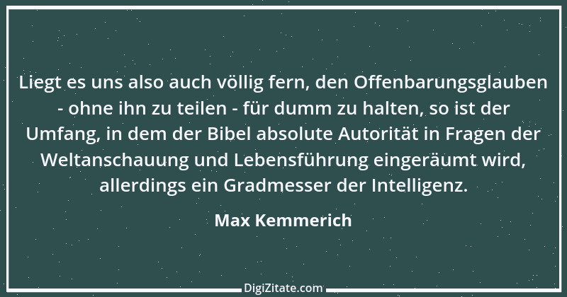 Zitat von Max Kemmerich 2