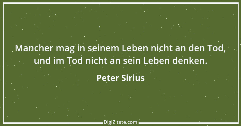 Zitat von Peter Sirius 461