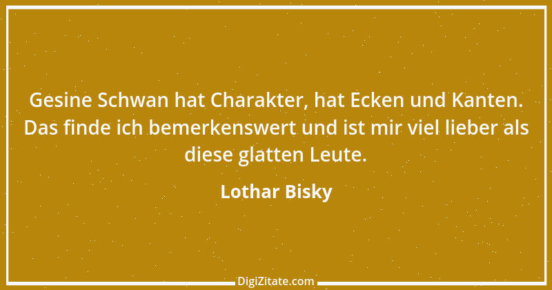 Zitat von Lothar Bisky 1