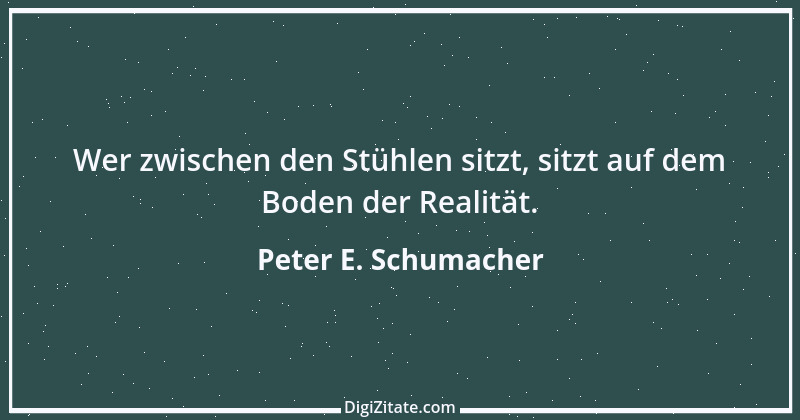 Zitat von Peter E. Schumacher 867