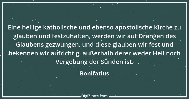 Zitat von Bonifatius 2