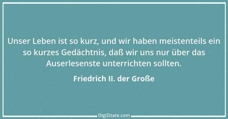 Zitat von Friedrich II. der Große 215