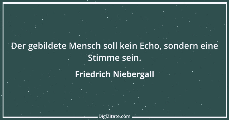 Zitat von Friedrich Niebergall 1