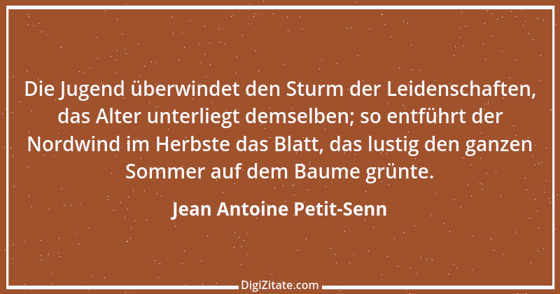 Zitat von Jean Antoine Petit-Senn 31