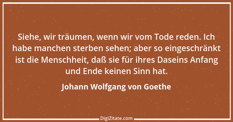 Zitat von Johann Wolfgang von Goethe 1063