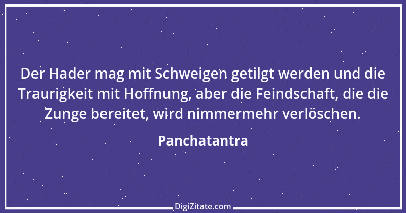 Zitat von Panchatantra 18