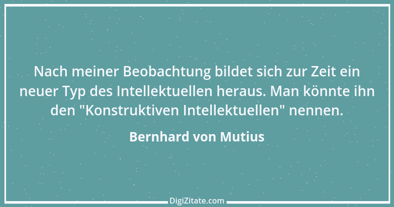 Zitat von Bernhard von Mutius 3