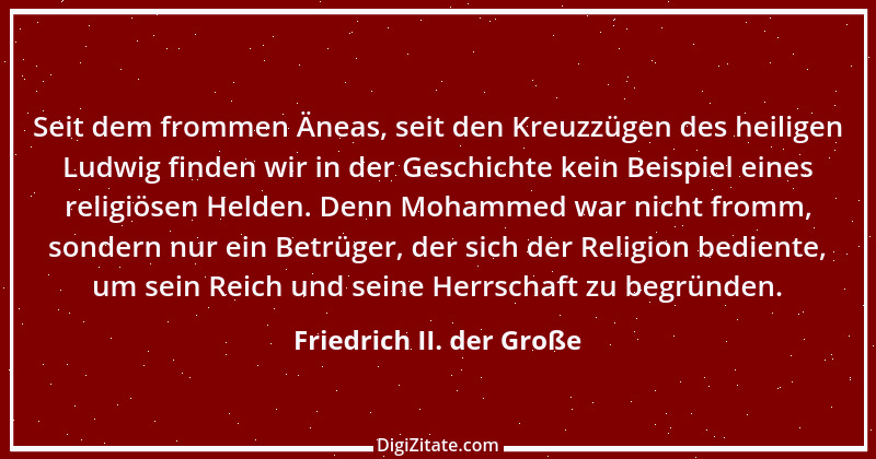 Zitat von Friedrich II. der Große 216