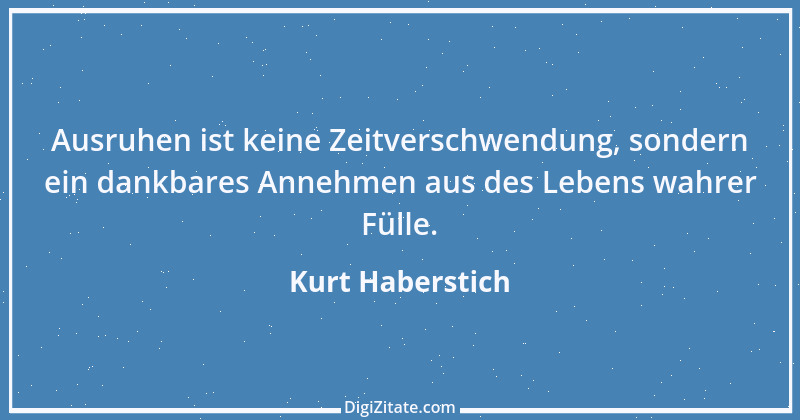 Zitat von Kurt Haberstich 267