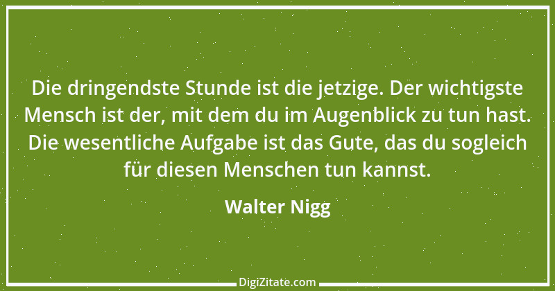 Zitat von Walter Nigg 1