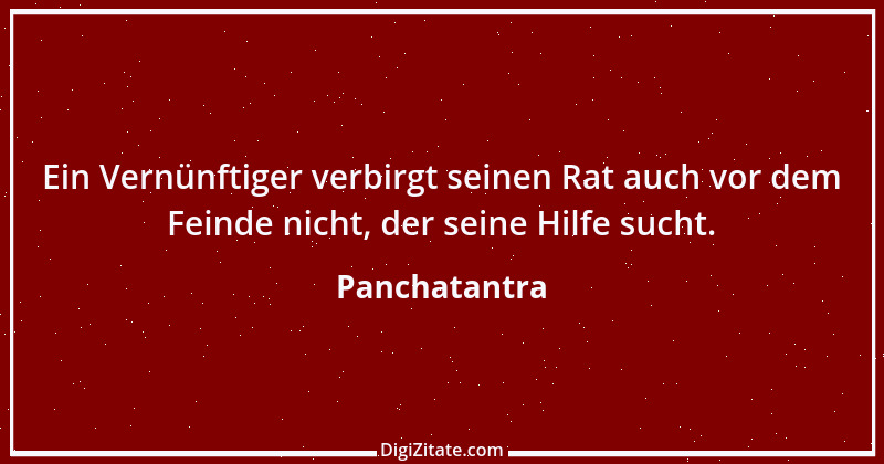 Zitat von Panchatantra 20