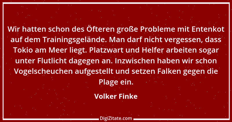 Zitat von Volker Finke 5