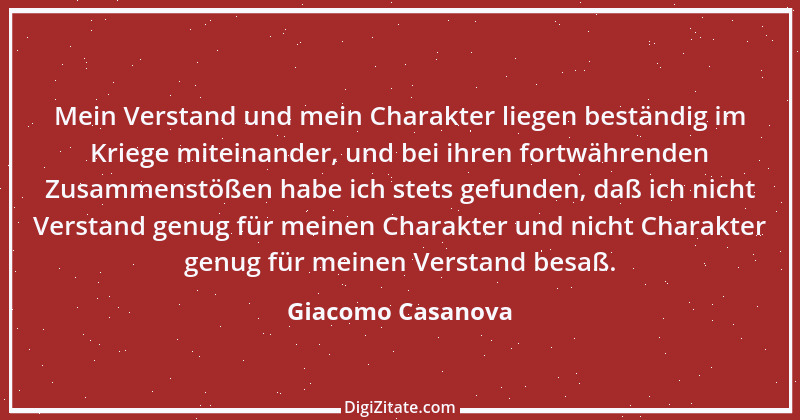 Zitat von Giacomo Casanova 24