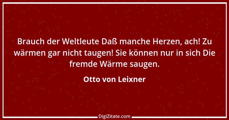 Zitat von Otto von Leixner 59