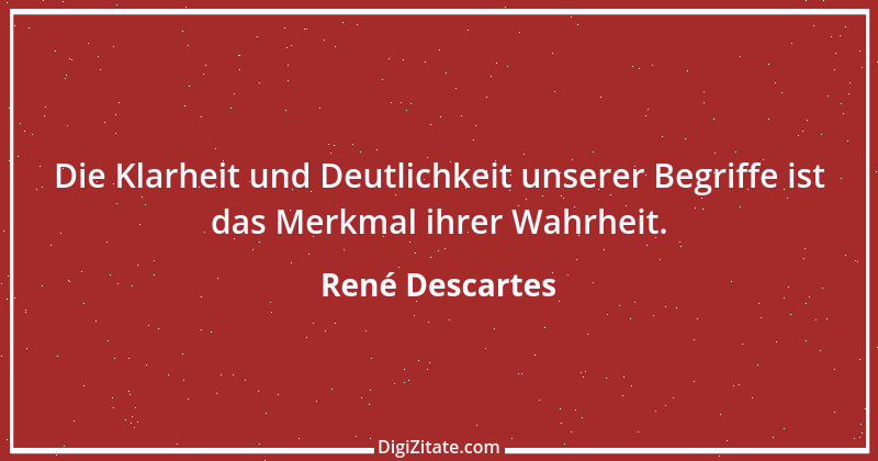 Zitat von René Descartes 54