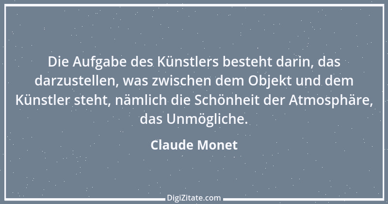 Zitat von Claude Monet 2