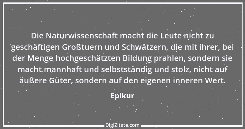 Zitat von Epikur 13