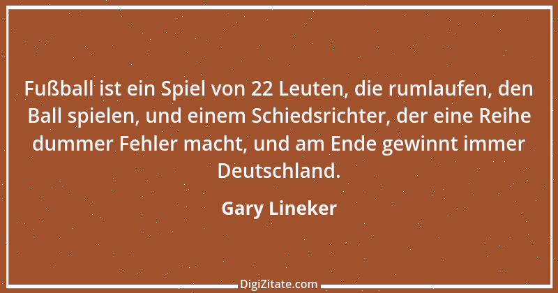 Zitat von Gary Lineker 4