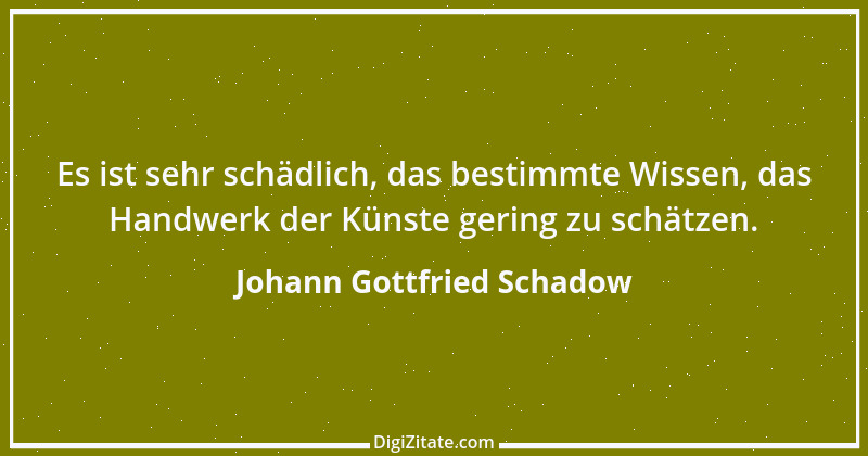 Zitat von Johann Gottfried Schadow 2