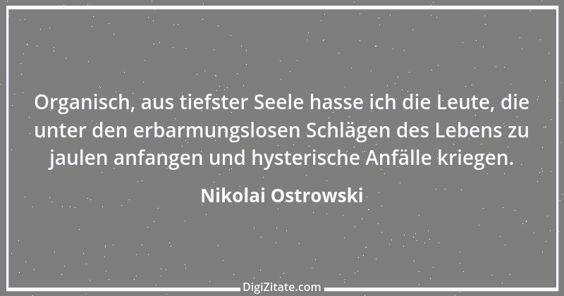 Zitat von Nikolai Ostrowski 4