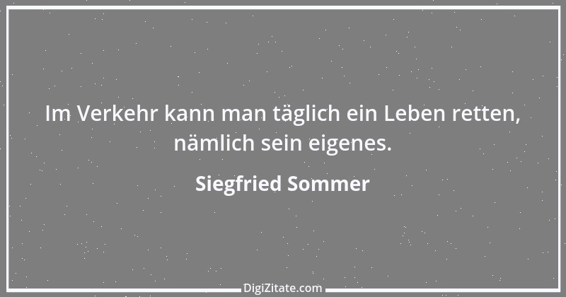 Zitat von Siegfried Sommer 1