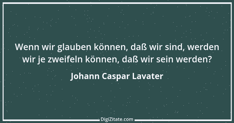 Zitat von Johann Caspar Lavater 37