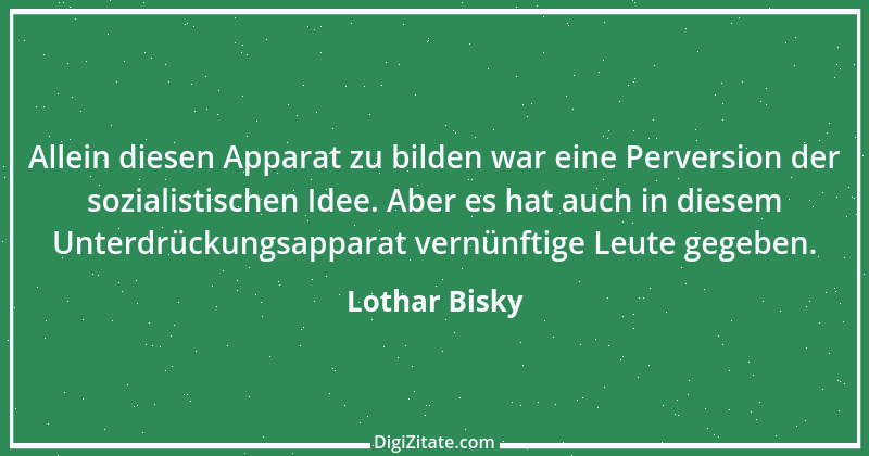 Zitat von Lothar Bisky 6