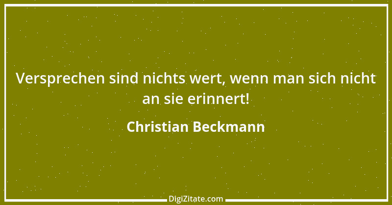 Zitat von Christian Beckmann 1