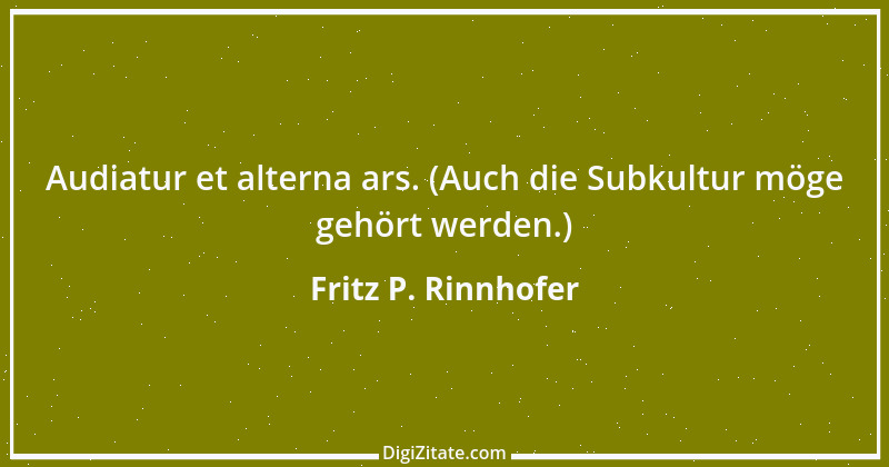 Zitat von Fritz P. Rinnhofer 315