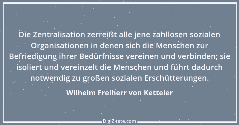 Zitat von Wilhelm Freiherr von Ketteler 3