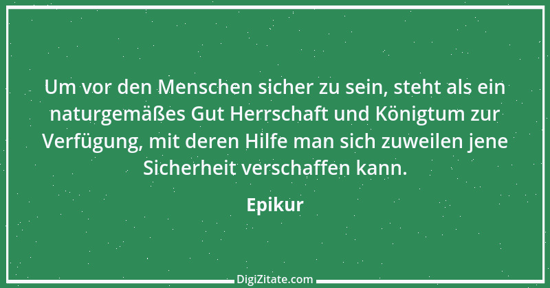 Zitat von Epikur 16