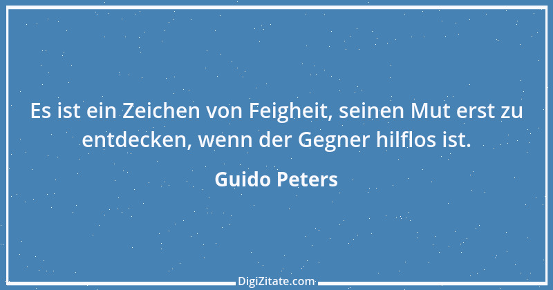 Zitat von Guido Peters 7