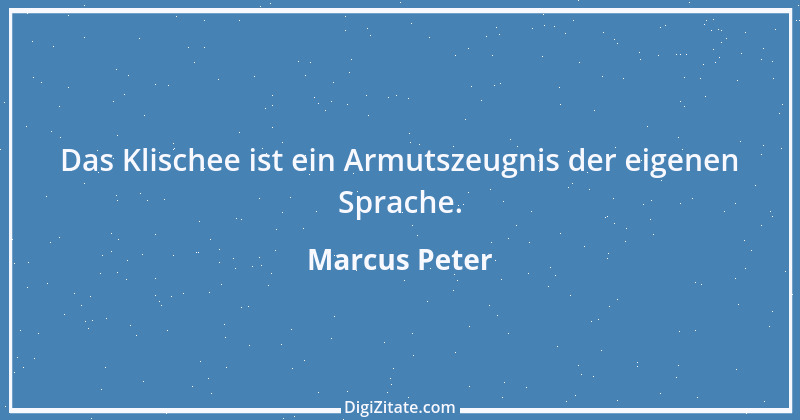 Zitat von Marcus Peter 4