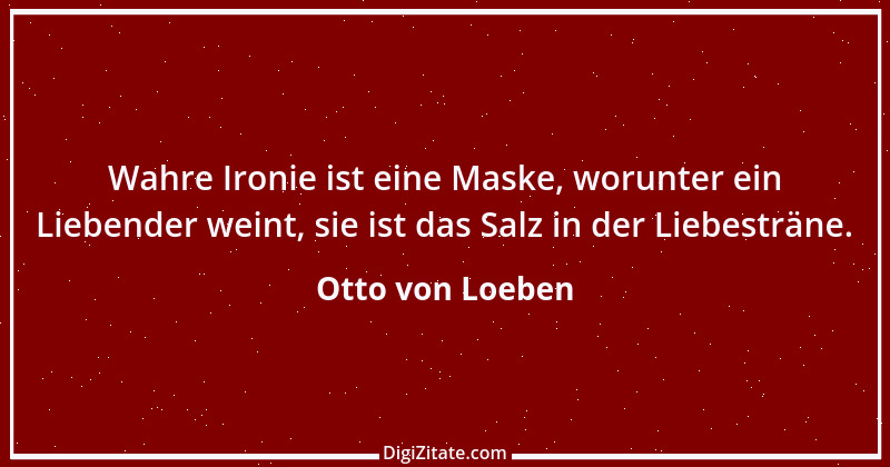 Zitat von Otto von Loeben 29