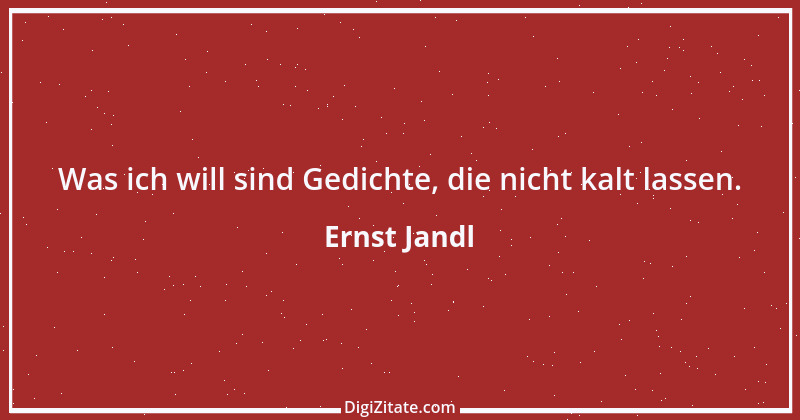 Zitat von Ernst Jandl 1