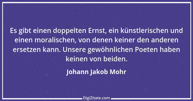 Zitat von Johann Jakob Mohr 104