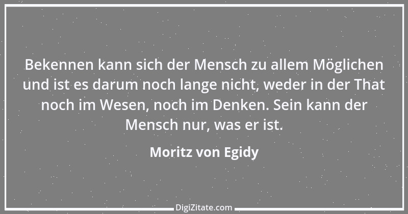 Zitat von Moritz von Egidy 1