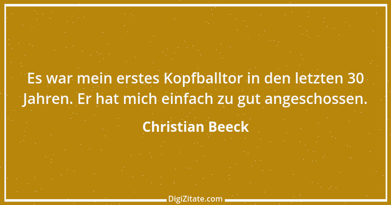 Zitat von Christian Beeck 1