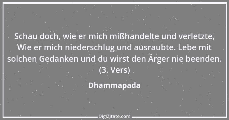 Zitat von Dhammapada 65