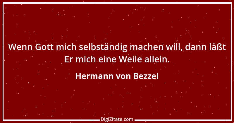 Zitat von Hermann von Bezzel 8