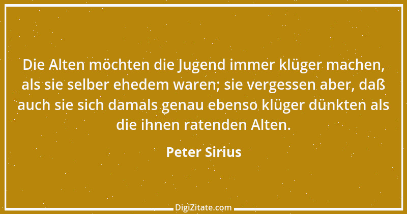 Zitat von Peter Sirius 471