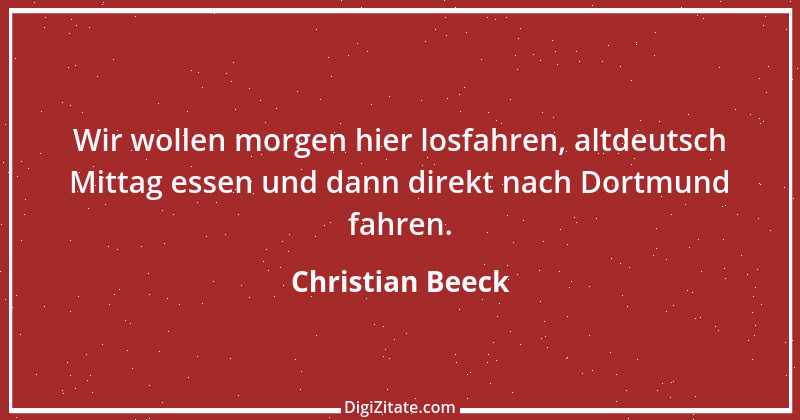 Zitat von Christian Beeck 2