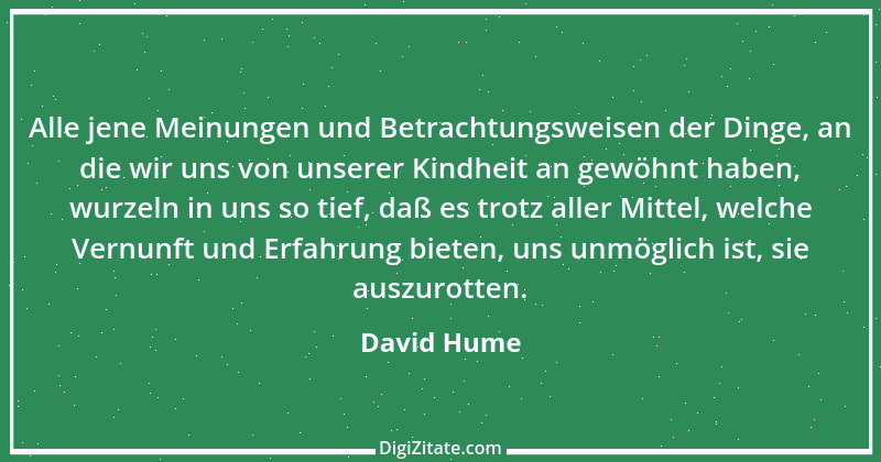 Zitat von David Hume 13